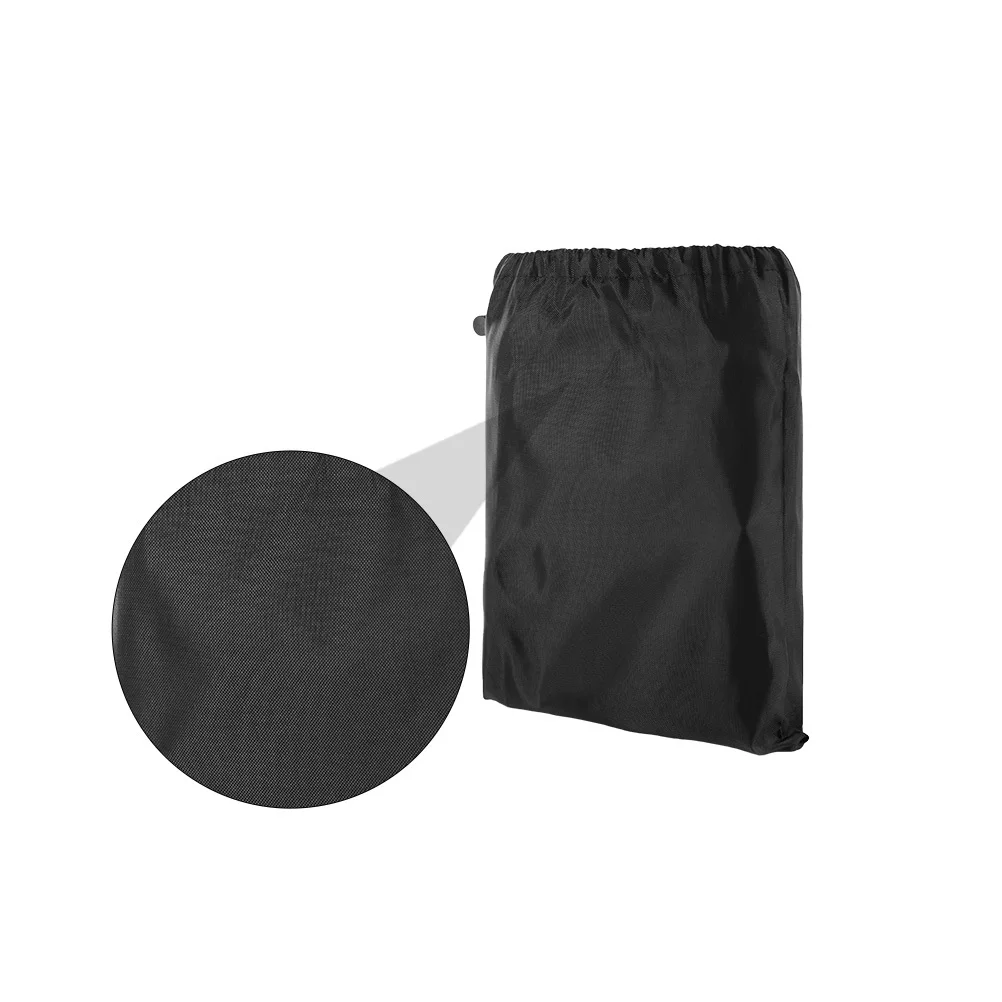 1個入り 庭の落ち葉袋 庭のゴミ用 耐久性のある巾着デザイン 芝生掃除用 黒色ゴミ袋 落ち葉袋 芝生ガーデンバッグ