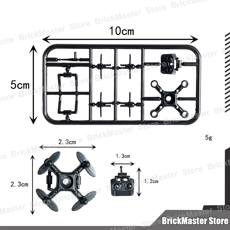 MOC City Robotic Dog Accessories Mini Model Building Blocks Street View Basic Rocket Launcher Type Assemble DIY Bricks Toy Gifts