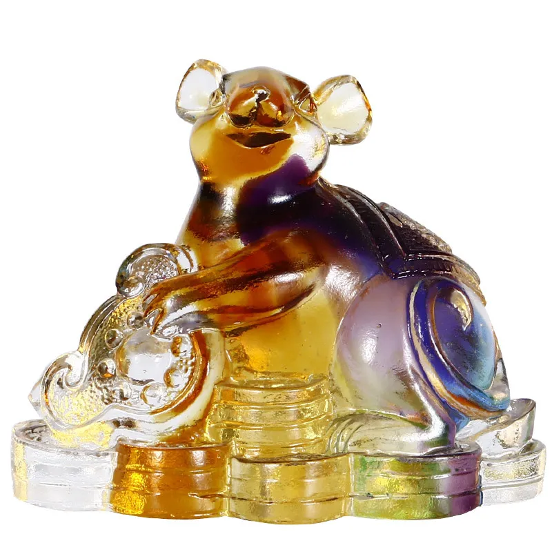 

Year of the Zodiac Rat Mascot Crafts Ornament New Year's Event Gifts House Moving