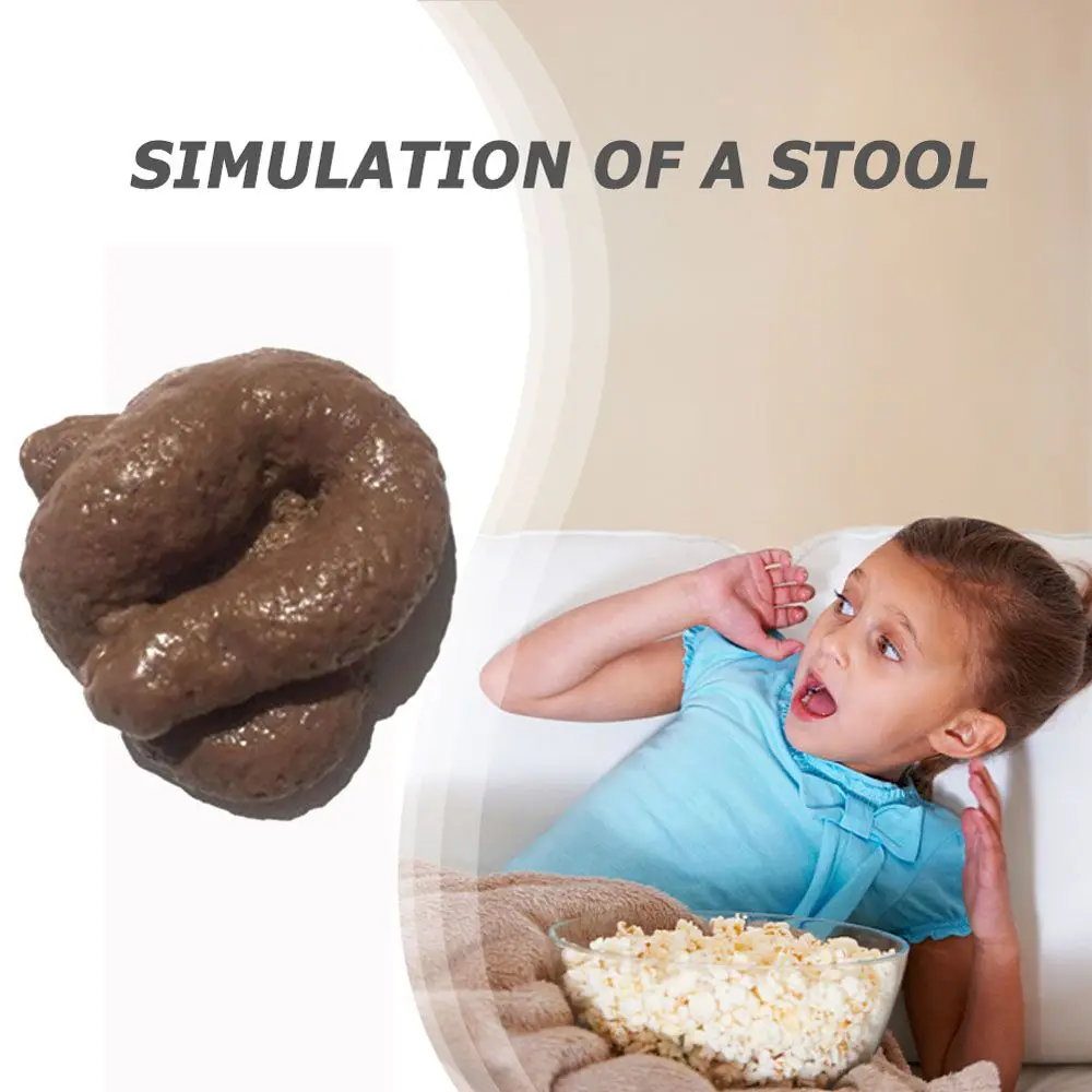 Realistic Shit Practical Jokes Funny Toys Fake Poop Piece of Shit Prank Antistress Gadget Squish Toys Tricky Toys Turd Mischief