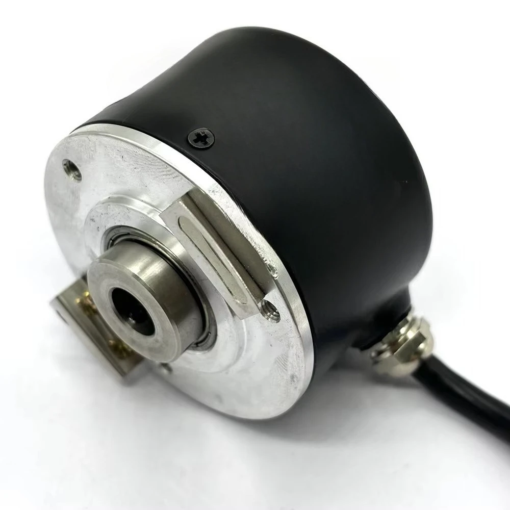 Line Drive Output Hollow Rotary Encoder 5V 2500ppr 10mm Shaft 6000rpm A/B/Z Output GHH60-10G1000BML5