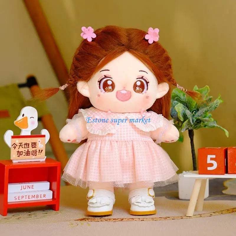 090B 20cm laleczka bobas realistyczne Reborns zagraj w lalkę bawełniana pluszowa lalka Poseable Dressup śliczna lalka Idol dla