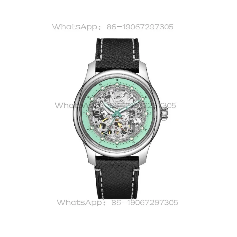 

Da Qin Wang Jian Titanium alloy anti-allergic Japanese imported mechanical movement 8N24 sapphire glass hollow luminous watch