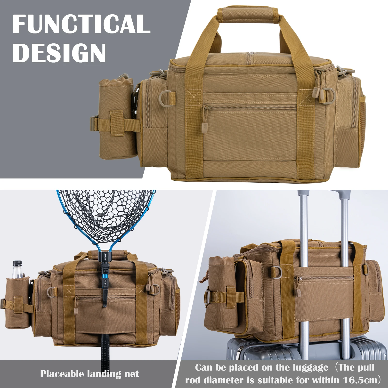 Goture 45*30*24cm Quality Fish - Fishing Equipment Box 评论和价格