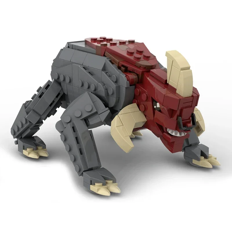 BuildMoc Space Wars Reek Rhinoceros Acklay Monster Building Blocks Set Arena Beast Crustaceans Bricks Toys For Children Kid Gift