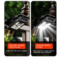 New Upgraded Intelligent Sensing Solar Clip Lamp Outdoor Courtyard Lamp Garden Lighting Solar Wall Lamp 4
