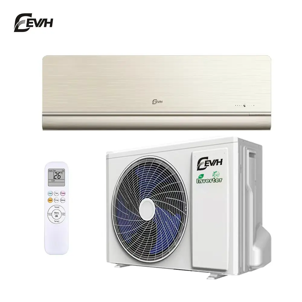 Dual Inverter Wall Mounted 1.5-2.5HP R32 Household Air Conditioner High Efficiency Cooling and Heating Energy Saving AC System