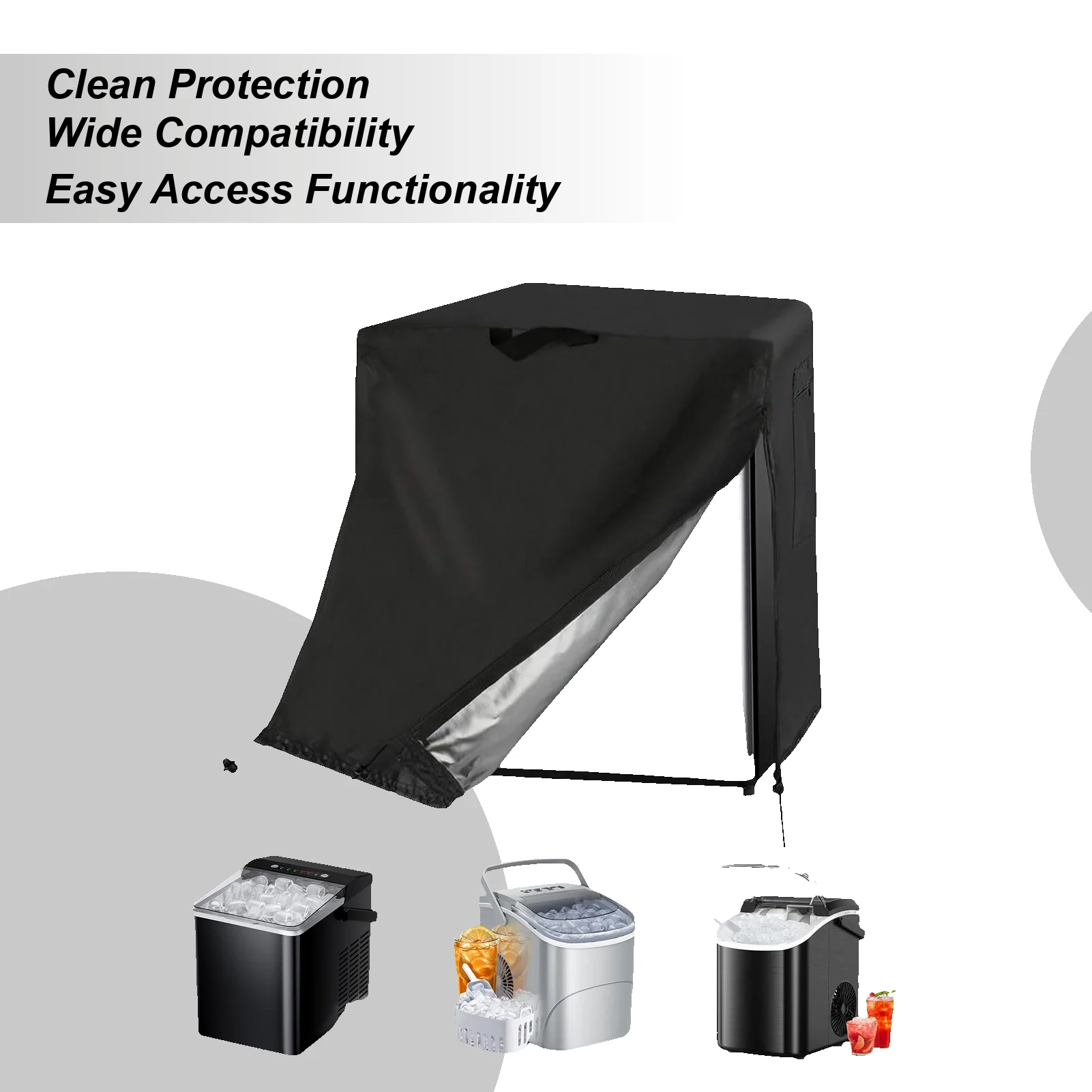 

Чехол для бытовой техники, портативный пылезащитный чехол, защитные чехлы для бытовых офисов, коммерческий патио, фритюрница в помещении, блендер