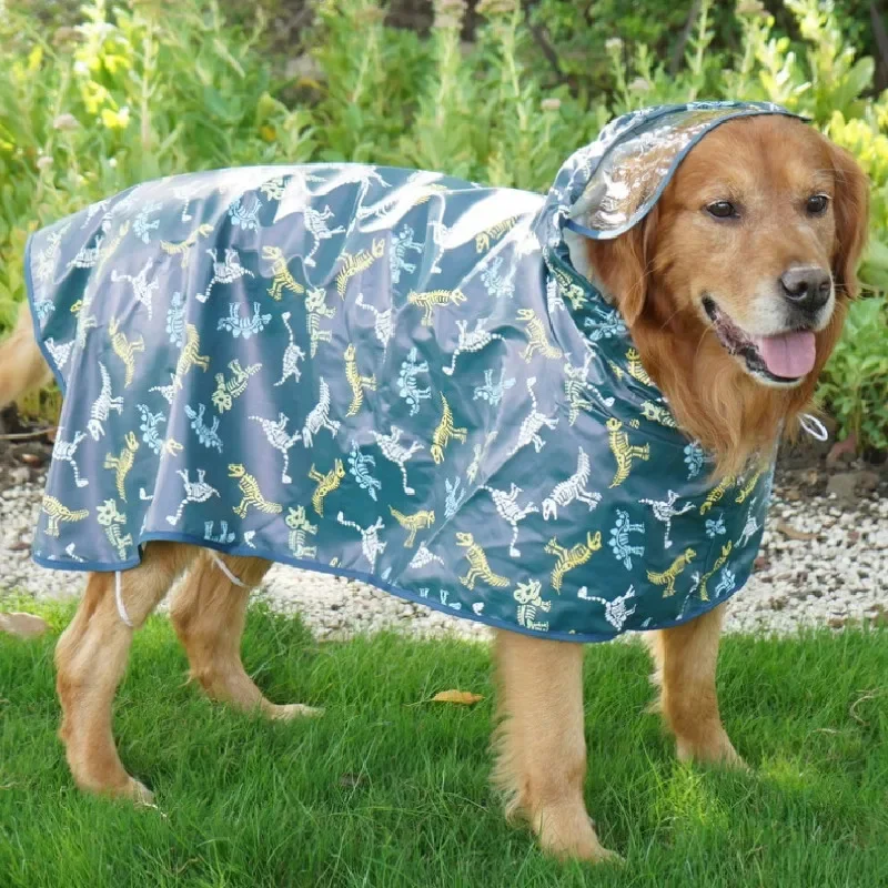 Large Dog Raincoat Big Dog Clothes Waterproof Clothing Poodle Pug French Bulldog Corgi Husky Labrador Golden Retriever Costume