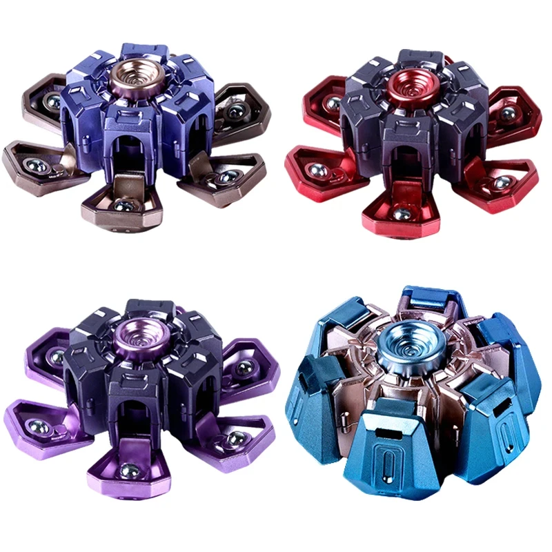 لعبة فيدجيت سبينر EDC مكرنك يدويًا لتخفيف التوتر، لعبة فيدجيت سبينر تلسكوبية، لعبة فتح المغناطيس #5