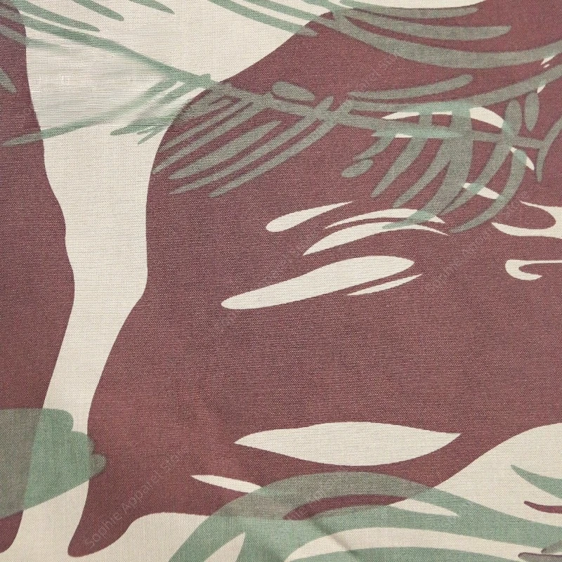 Brushstroke Rhodésien camouflage 500D Cordura Nylon imperméable enduit de PU matériau résistant à l'abrasion pour équipement tactique bricolage extérieur