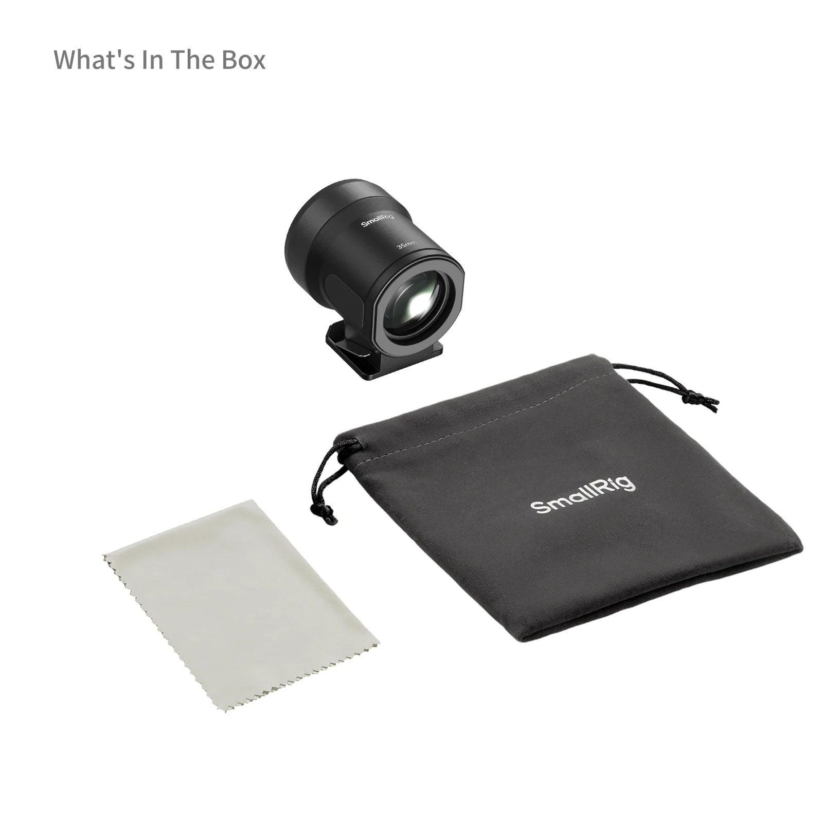 SmallRig 35mm Externe Optische Zoeker met Ingebouwde 3:2 Frame Lijnen voor Sony ZV-E10 / A6700/A7C, voor Fujifilm X-E5/X-M5, voor Nikon