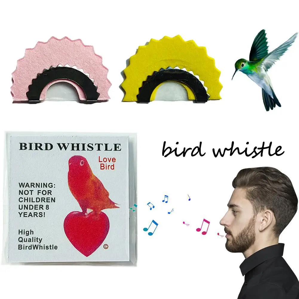 Roze Geel Vogel Wacky Fluitje Magic Fun Vogel Beller Tong Warbler Originele Magic Tweeting Noisemaker Speelgoed Trucs Gift