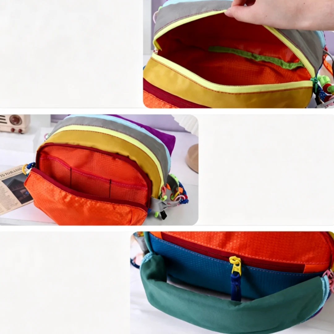 Dopamine Colorful Multifunctional Makeup Wash Bag, Multi-layer Divided Storage, Suitable for Travel and Daily Commute