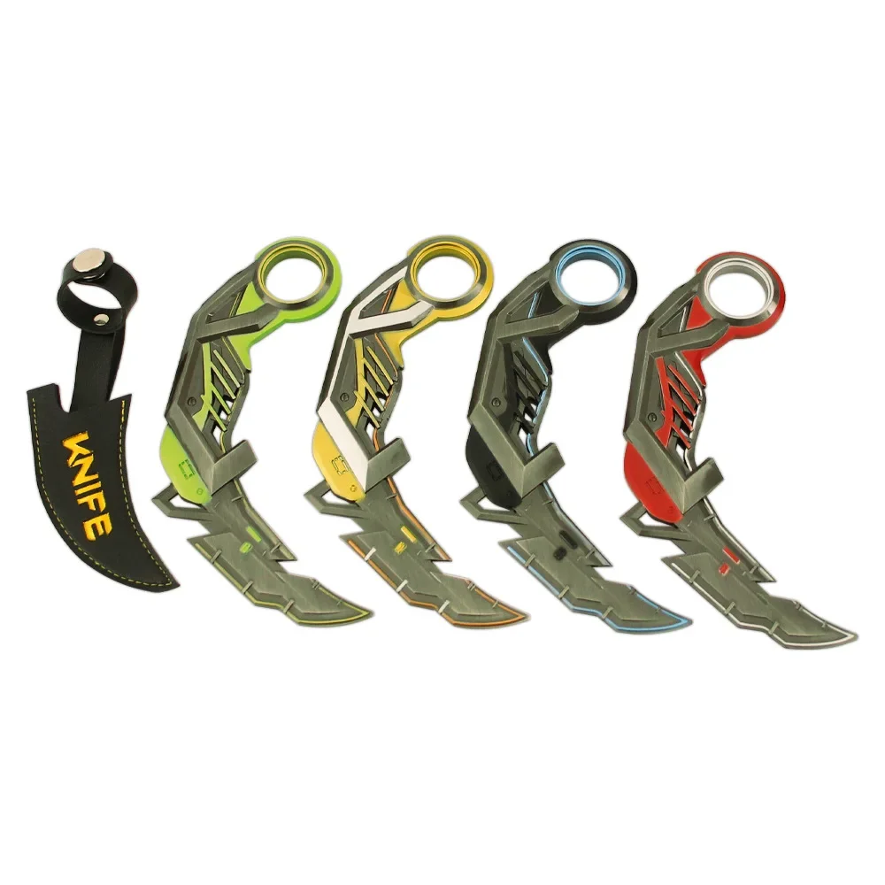 Valorant Waffe RGX 11z Pro Karambit Nahkampfwaffe Metallspiel Peripherie Samurai Schwert Modell Desktop Ornamente Handwerk Geschenke Spielzeug