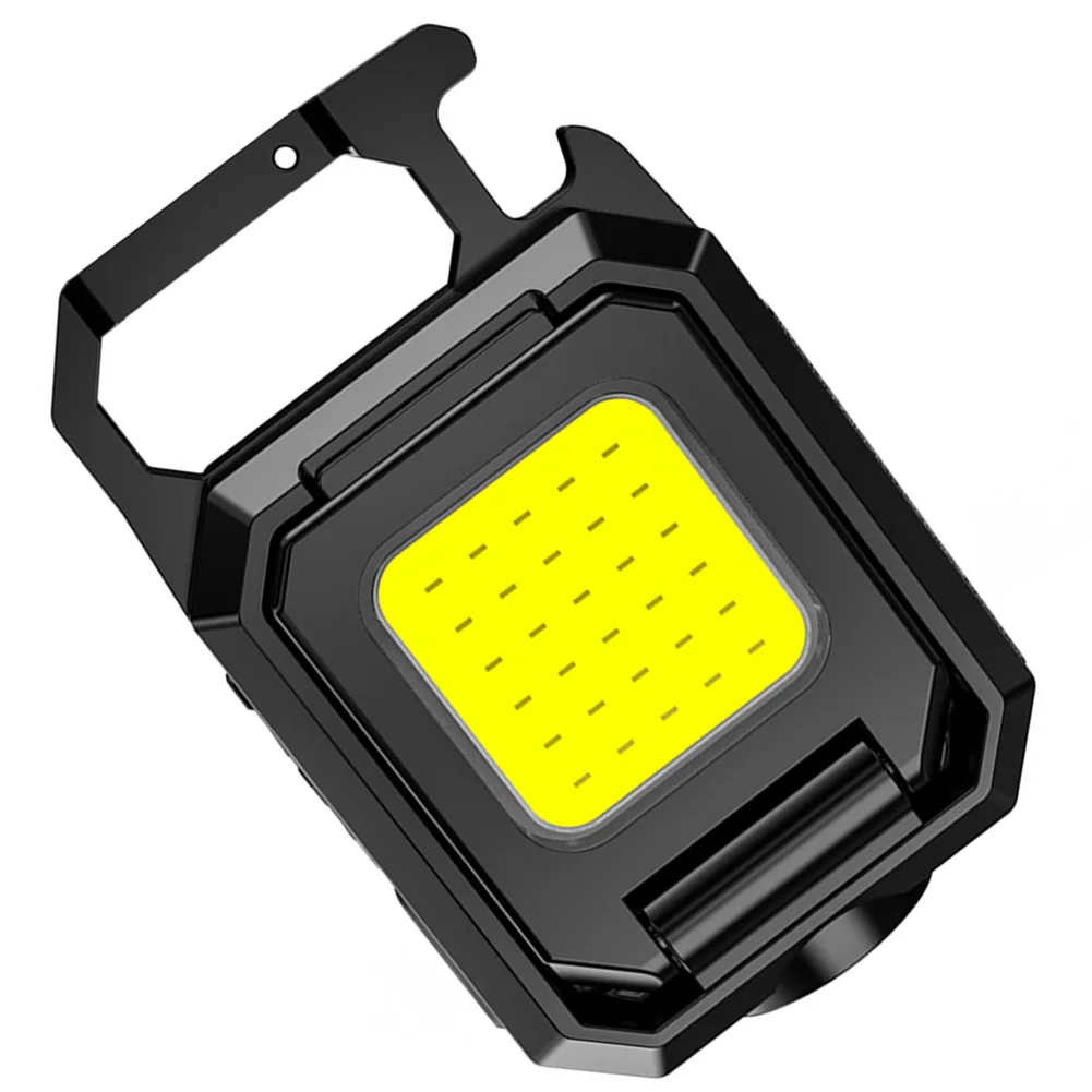 XPE Mini Portachiavi Luce 1000LM COB LED Torcia Tascabile 800mAh Tipo-C USB Ricaricabile IPX4 Impermeabile Strumento Esterno Portatile