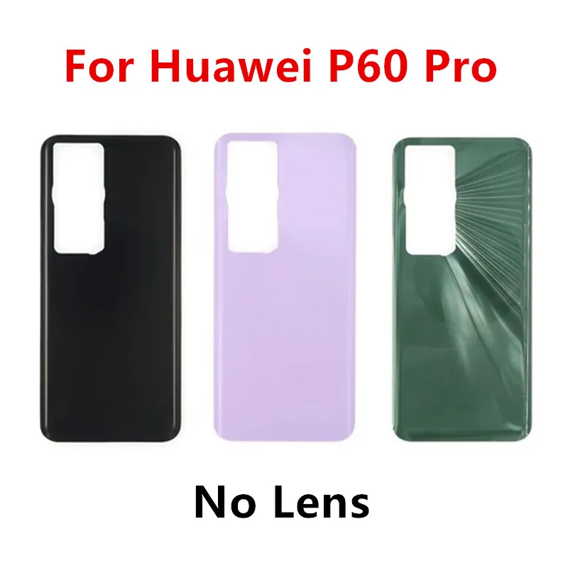 Задняя крышка аккумулятора P60Pro для Huawei P60 Pro, задний корпус, стеклянный чехол, замена запасной части для ремонта телефона + объектив камеры