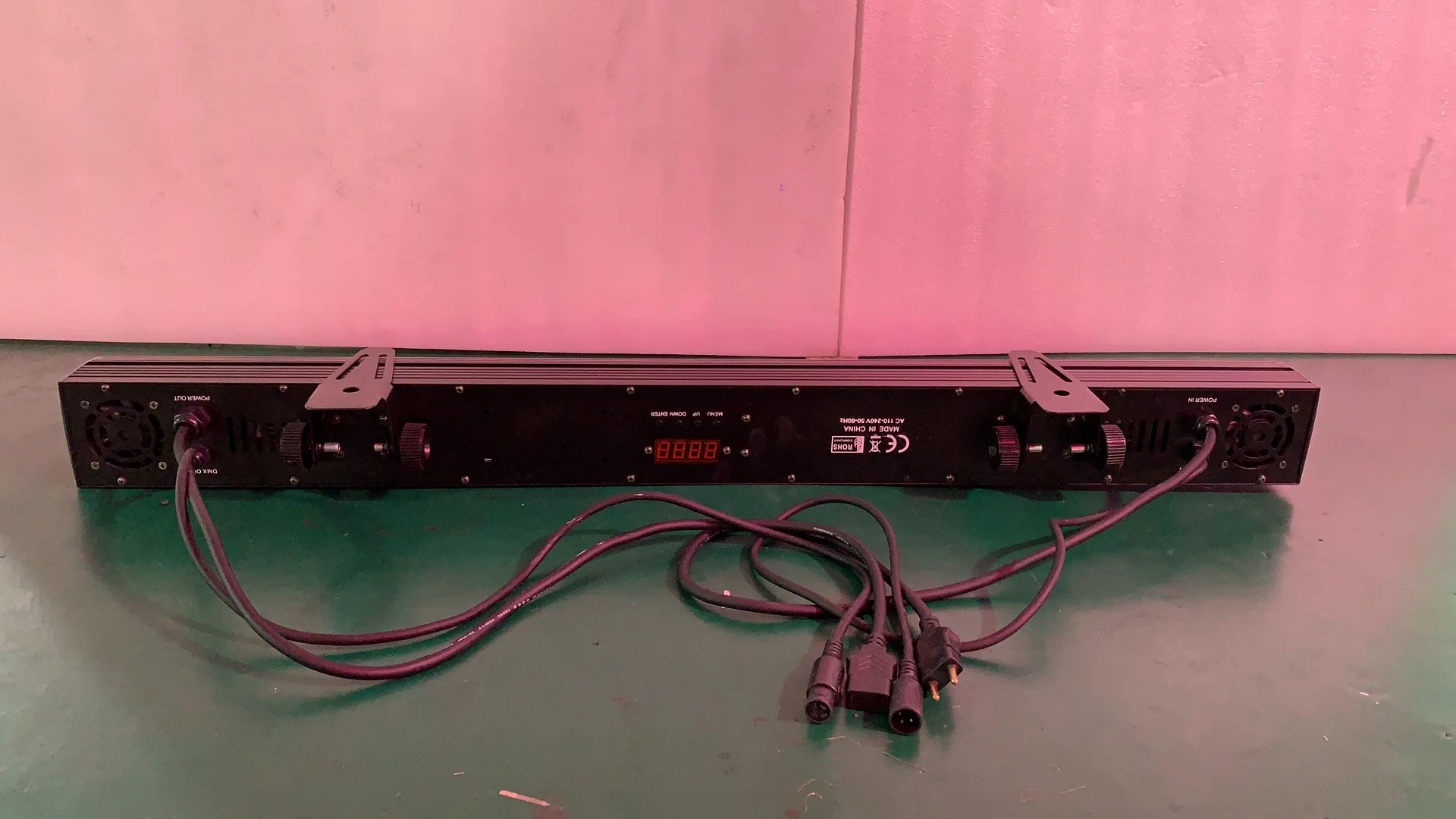 Indoor 18pcsx10W LED Wall Washer Light 4in1 Rgbw Dmx Wall Washer Back Group Dmx Control