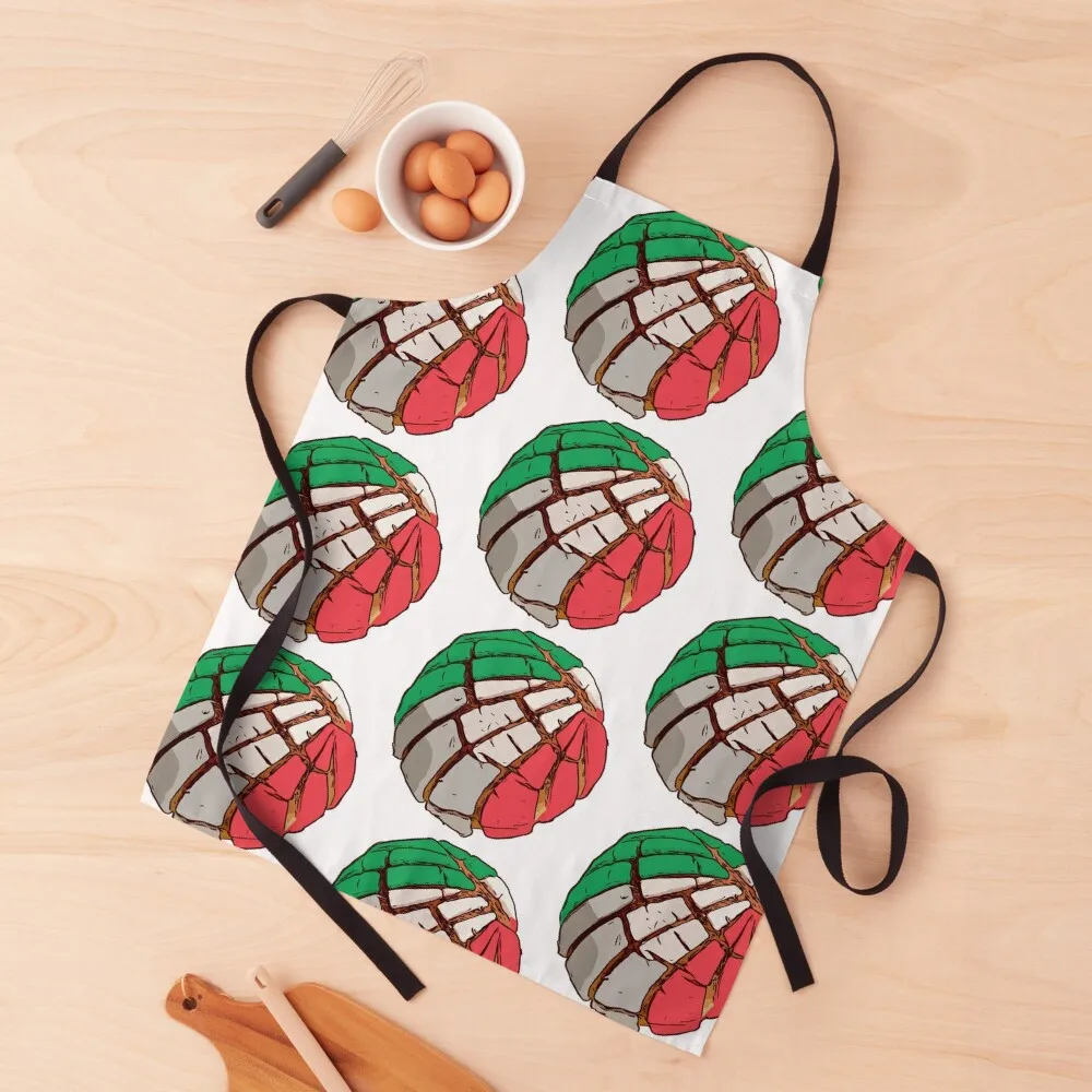 

Pan dulce concha, Mexican flag, sweet bread conchas Apron Kitchen Apras For Women Kitchen Supplies Beauty Kitchen For Men Apron