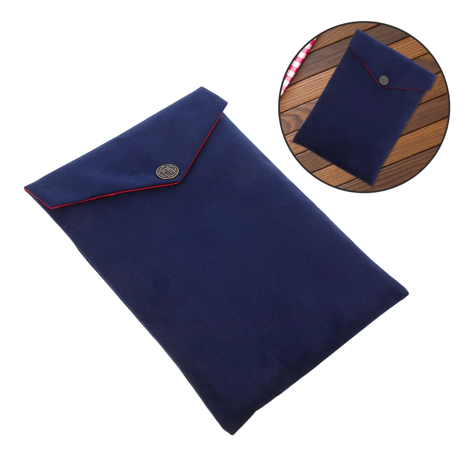 Bible Storage Bag Scripture Case Tibetan Style Velvet Pouch Book Cover Purse Large Capacity Protective Design Bible Bag