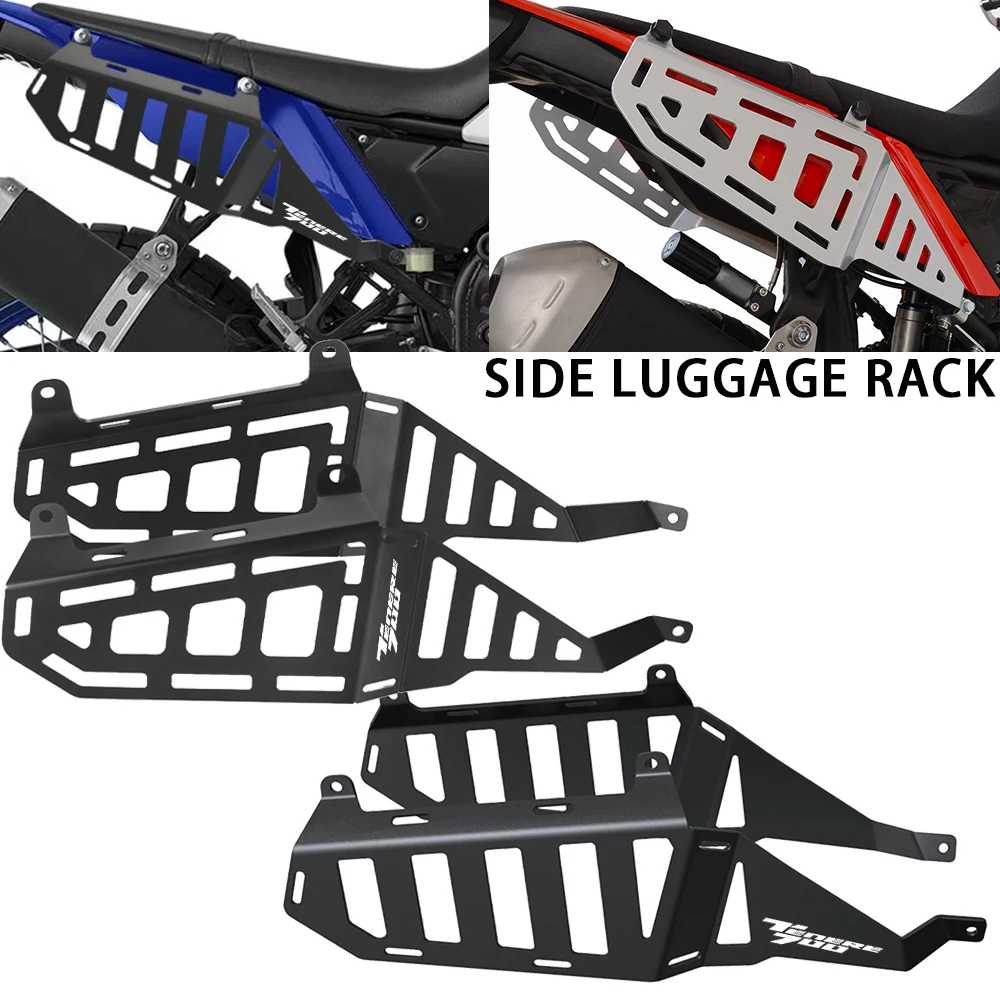 For Yamaha Tenere 700 / T7 / T700 2020 2021 2022 2023 Motorcycle Side Luggage Rack Tenere700 Tenere T700 Side Bracket Carrier