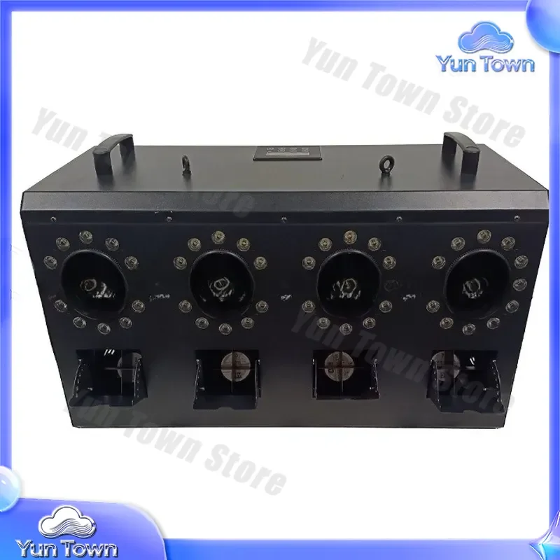 Stage Smoke Bubble Machine for All-in-One Performance Special Effects Double Wheel Bubble Maker for Party Wedding Event