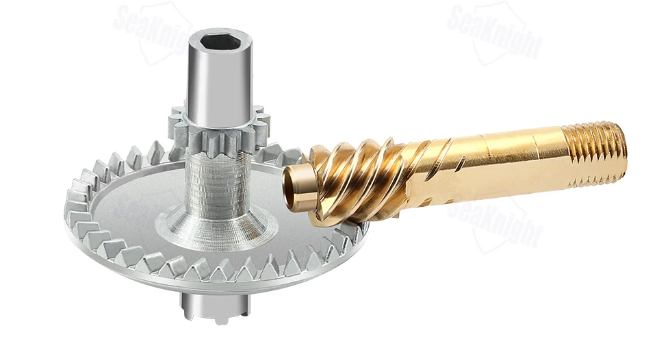 SeaKnight Brandneue LUNA-Serie 5.5:1 Doppelbrems-Interrotation-Spinnrollen mit Freilaufsystem 26LB Karpfenangeln – Detail 6