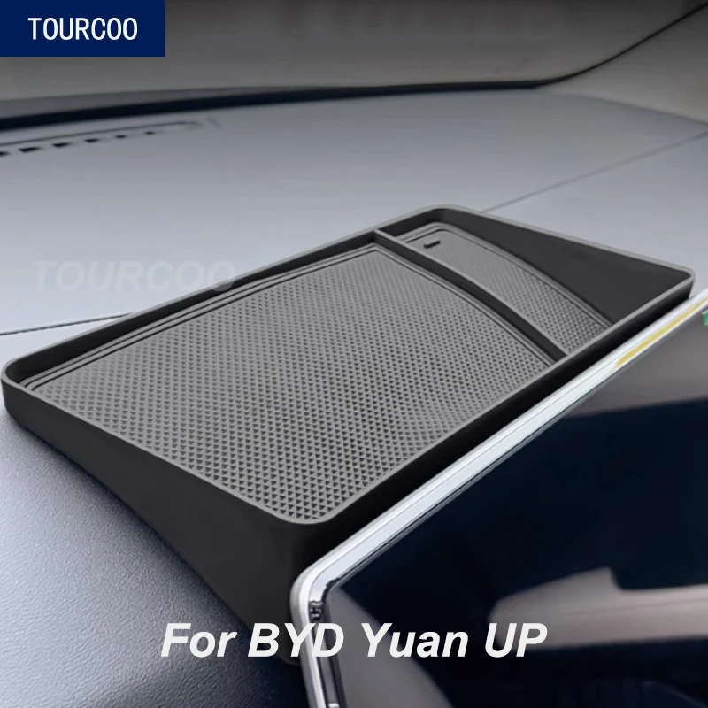 For BYD Yuan UP EV 2024 Dashboard Multifunctional Storage Box behind Screen Interior Modified Accessories