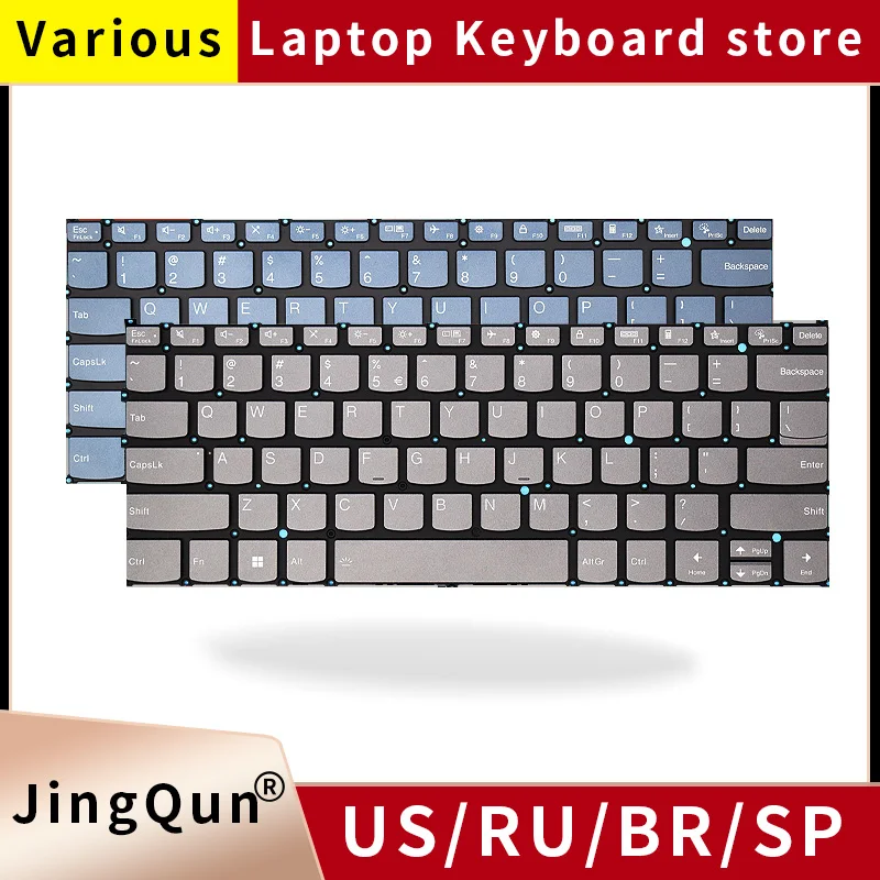 Replacement US/RU Laptop Keyboard for Lenovo Yoga 7 14ARB7 14IAL7 14IRL Yoga Slim 7 ProX 14ARH7 14IAH7 PT4SB Backlit