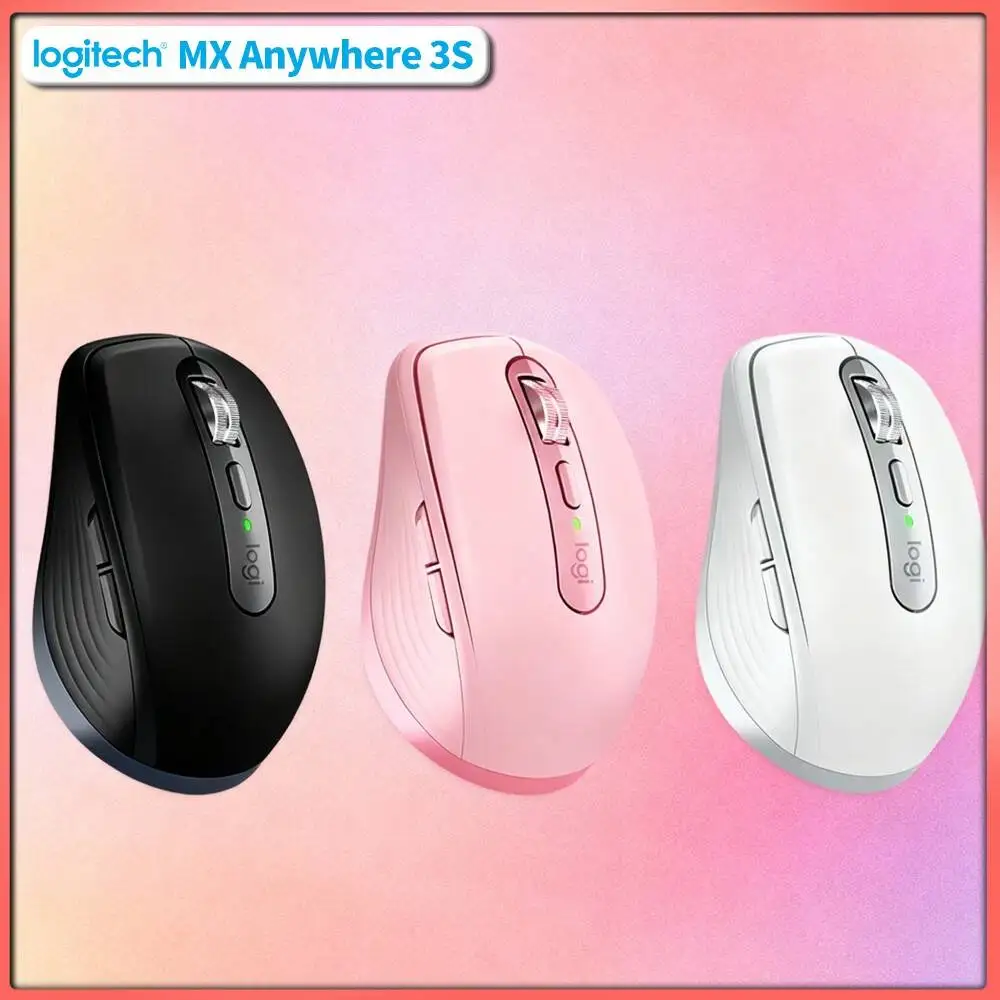 Portable MX Anywhere 3S - 8000 DPI, Silent Click Buttons, Compact Shape, Perfect for Bakery Market Weekend Showcase Booth