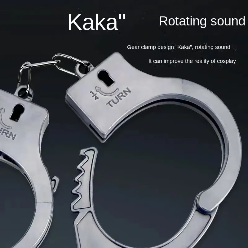 1pair Handcuffs New Children\'s Toy Party Role Play Handcuffs With Party Children Cosplay Party Police Costume Toy Props