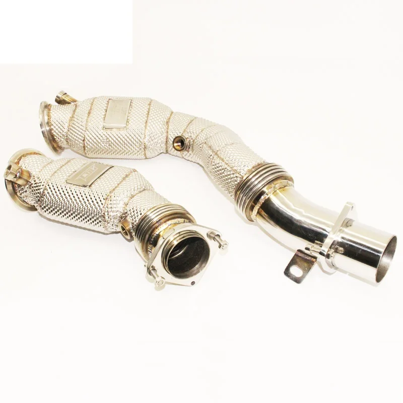 Head Section High flow Pipes Exhaust Pipes branch downpipe Exhaust Pipe with catalyst for BMW M2C S55 3.0T 2018-2022