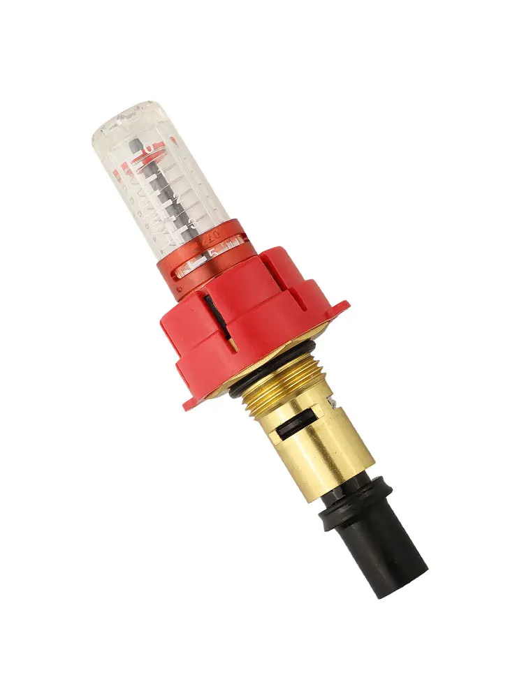 Brass Flow Meter Flow Meter Regulator 0-5 L min Flow Rate Designed For Heating Systems Indoor Heating Management