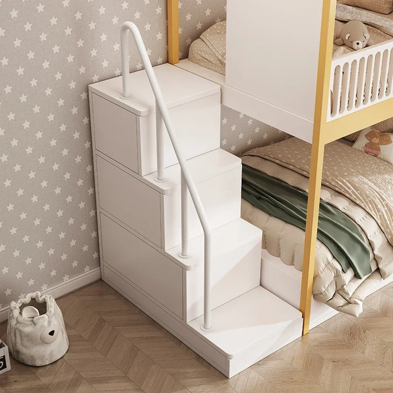 Front armrest children's bed ladder cabinet mother bed accessories high and low hardware stairs