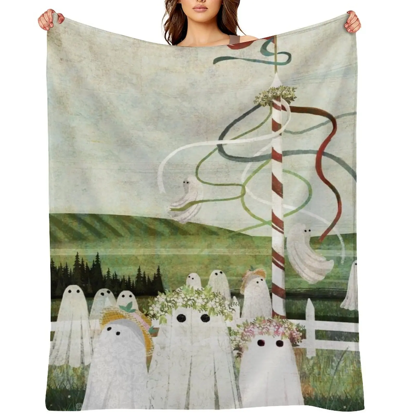 

May Queen Throw Blanket for winter Sofa christmas gifts Sofa Throw Blankets