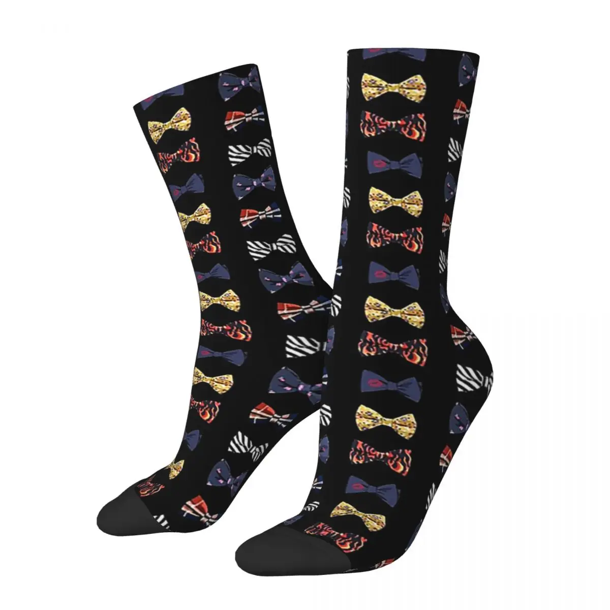 All Kinds Of Bow Ties Socks Harajuku Sweat Absorbing Stockings All Season Long Socks Accessories for Unisex Christmas Gifts