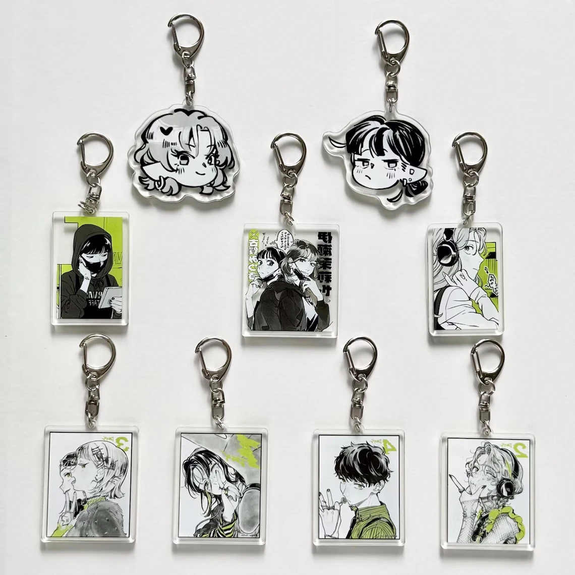 Anime The Guy She Was Interested In Wasn't A Guy At All Acrylic Keychain| Mitsuki Koga Aya Osawa Megumu Narita  Gift