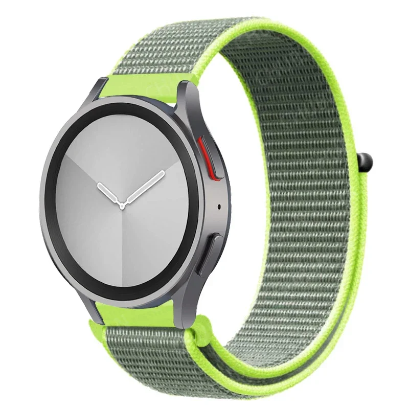 Nylon-Schlaufenband für Samsung Galaxy Watch 6/5/pro/4/Classic/active 2 43-47-44 mm 20 mm/22 mm Sportarmband Huawei GT 4/2/e/3 Armband