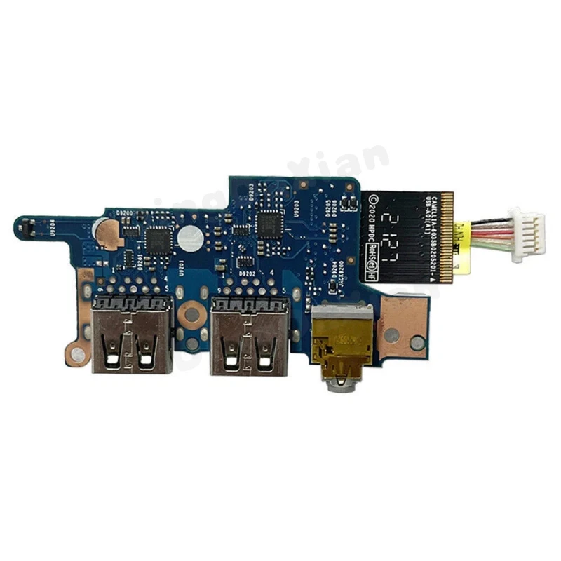 L+for HP EliteBook 830 G7 G8 USB Board Audio Board Blue/ Green M27456-001