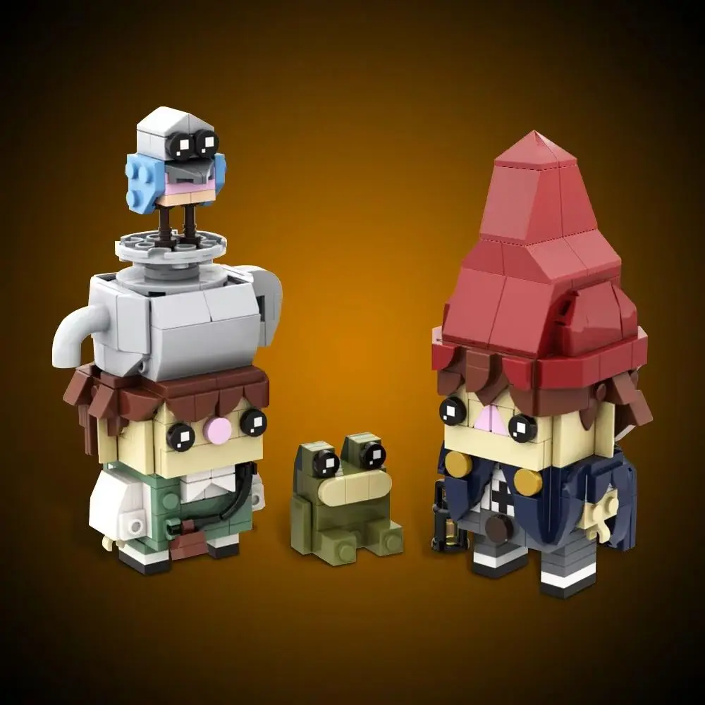 

Конструктор Gobricks MOC по мотивам «За стеной»: фигурки Вирта, Грега, Беатрис, Джейсона, Фандерберка, игрушки-блоки, подарок