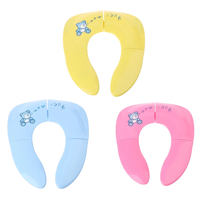 Baby Travel Folding Potty Seat Toddler Portable Toilet Training Seat Kids Travel Potty Seat Pad Urine Assistant Cushion