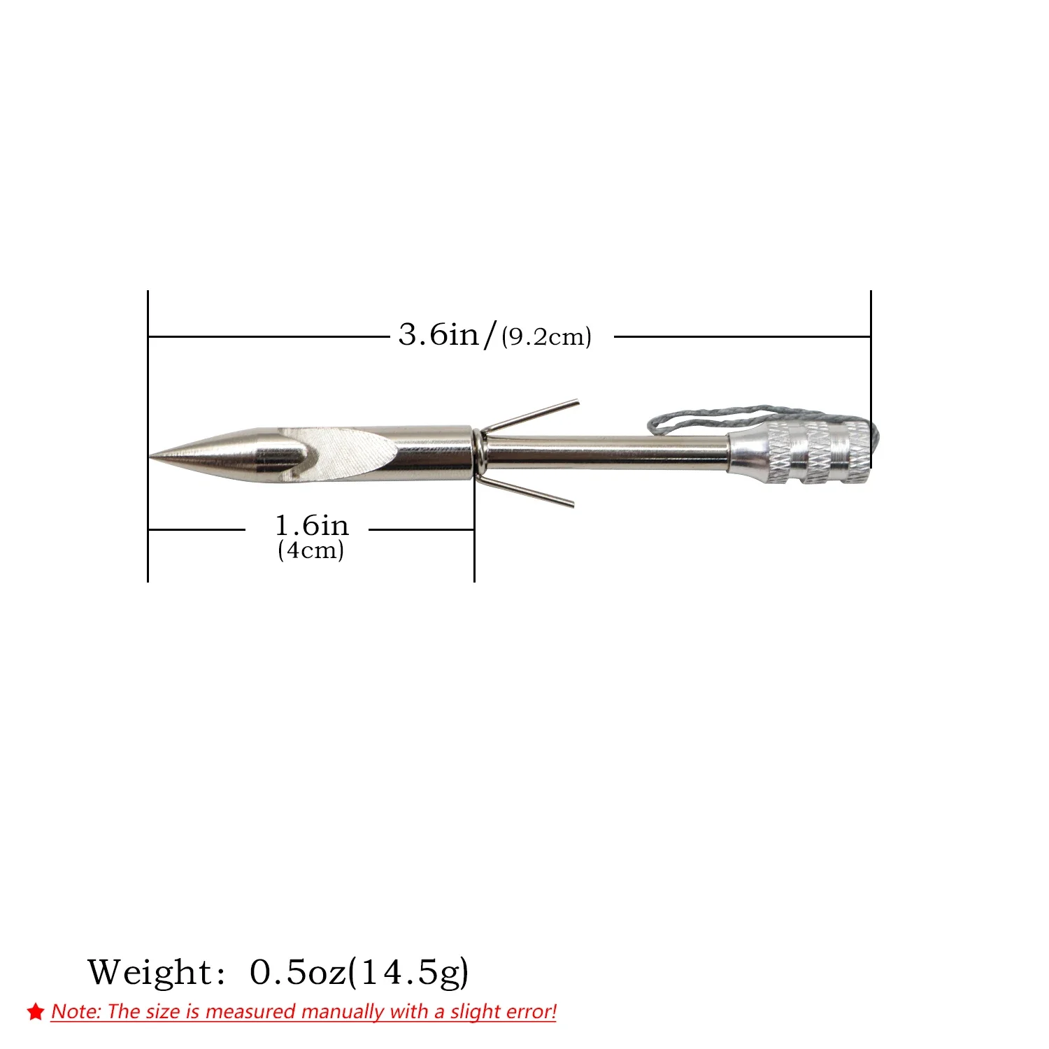 9cm Short Fish Dart Stainless Steel Detachable Slingshot Special Fish Shooting Dart Fishing Tool Slingshot Shooting
