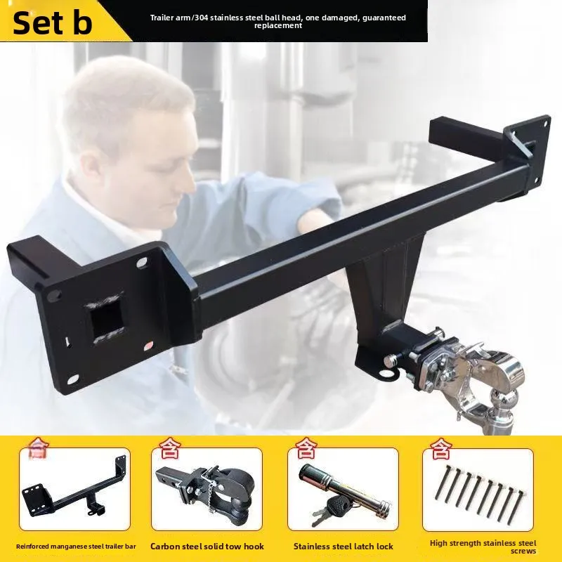 Special for T2 Models, Thickened and Reinforced Trailer Hook Traction Bar Accessories Assembly