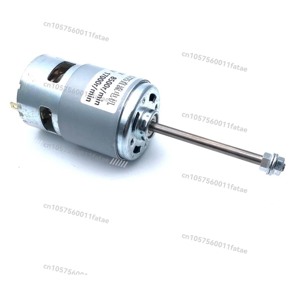 

775 DC Motor 6V 12V 24V 68MM Screw Thread Shaft Dual Bearing 3000-17000rpm 15000RPM