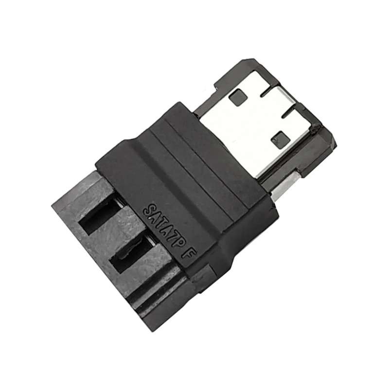 eSATA to SATA Adapter 7P Female eSATA to Male SATA Connector for Faster Data Transfer High Speed