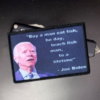 Joe Biden Tactical Patch Military Morale BadgePrinted Armband Hook Loop Patches Backpack Clothing Stickers