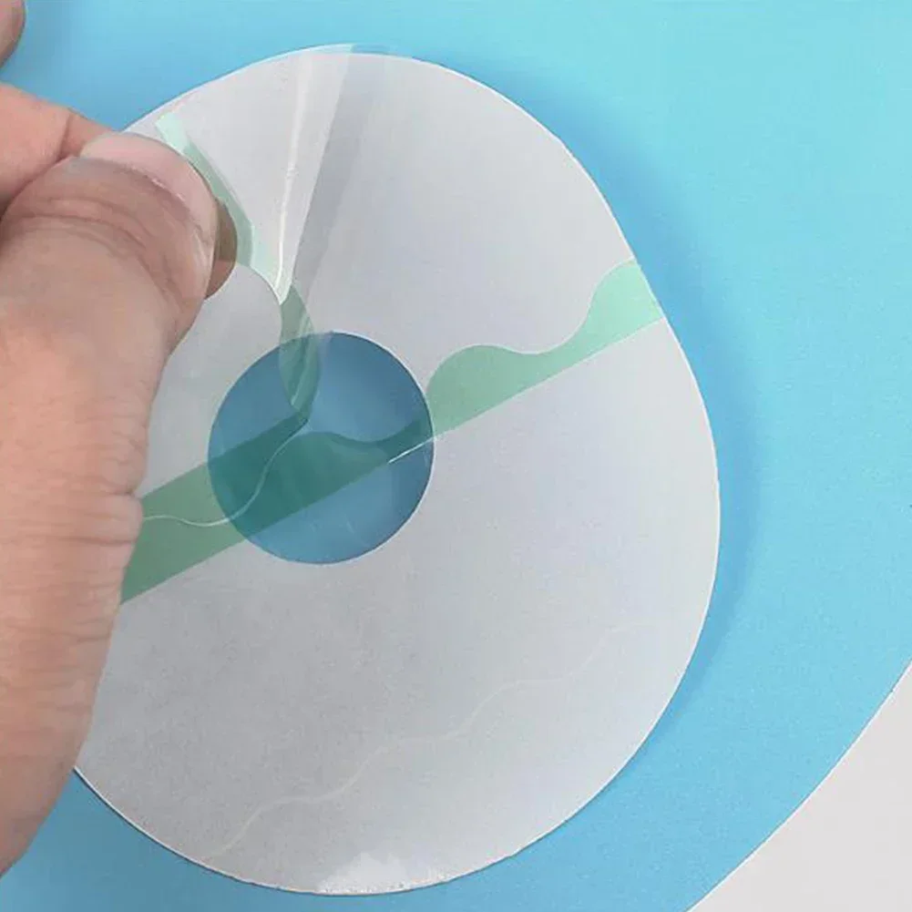 10Pcs Transparent Waterproof Adhesive Patches Fixic Freestyle Libre Sensor Covers Patch Clear Overpatch Tape Round Oval Skin Ton