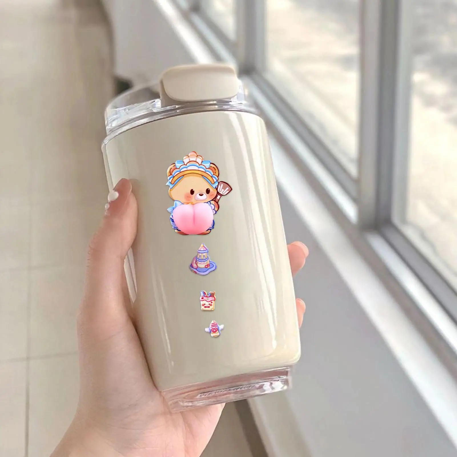 Fun Stickers Cartoon Decals Decorations 3D Cartoon Puff Stickers For Laptops Phone Case Party Birthday Classroom Activity Reward