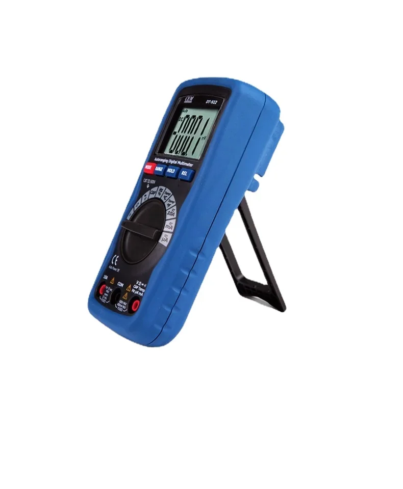 DT-922 Automatic Range Durable Multimeter Digital Pocket Multimeter Economy Multimeter Strap and Pen