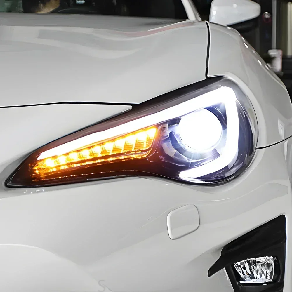 

Автомобильные передние фонари для Toyota GT86 Subaru BRZ 2012-2020, светодиодные автомобильные фары в сборе, обновленная бифокальная линза, аксессуары Plug and Play